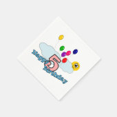 Serviette En Papier Joyeux Anniversaire (Coin)