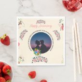 Serviette En Papier Joyeux anniversaire (En situation)