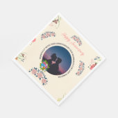 Serviette En Papier Joyeux anniversaire (Coin)
