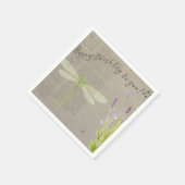 Serviette En Papier Joyeux anniversaire (Coin)