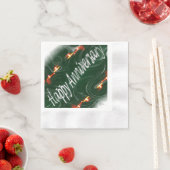 Serviette En Papier Joyeux anniversaire (En situation)