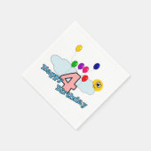 Serviette En Papier Joyeux Anniversaire (Coin)