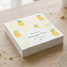 Joyeux Anniversaire au thème aquarelle de l'ananas