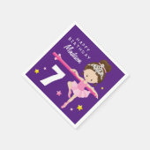 Serviette En Papier Joyeux anniversaire Ballerina (Coin)