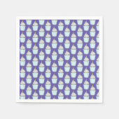 Serviette En Papier Joyeux Anniversaire Bleu Cupcake Sprinkles Frostin (Devant)
