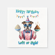 Joyeux Anniversaire Boxer Gauche Ou Droite Traite