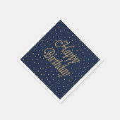 Serviette En Papier Joyeux anniversaire de la Marine (Coin)