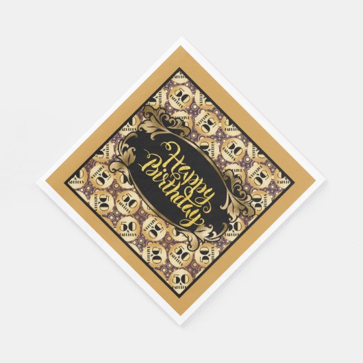 Serviette En Papier Joyeux anniversaire Fabuleux Cinquante (Coin)