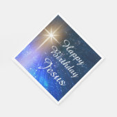 Serviette En Papier Joyeux anniversaire Jésus Papier de Noël Napkins (Coin)