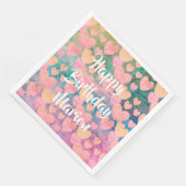 Serviette En Papier Joyeux anniversaire #Marion serviettes de fête par (Coin)