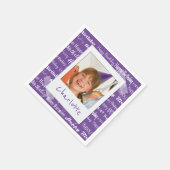 Serviette En Papier Joyeux Anniversaire Modèle Purple Party Enfants Ph (Coin)