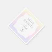 Serviette En Papier Joyeux anniversaire Napkins HAMbyWG (Coin)