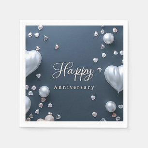 Serviette En Papier Joyeux Anniversaire Papier Napkin