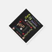 Serviette En Papier Joyeux Anniversaire Papier serviettes Cara (Coin)