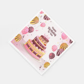 Serviette En Papier Joyeux Anniversaire Pour Vous (Coin)