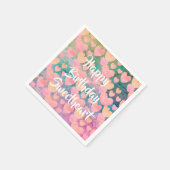 Serviette En Papier Joyeux Anniversaire serviettes de fête de l'amour (Coin)