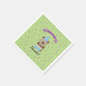 Serviette En Papier Joyeux Anniversaire Teddy Bear (Coin)