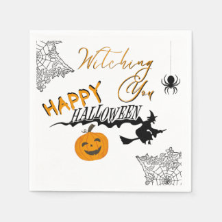 Serviette En Papier Joyeux apéritif d'Halloween
