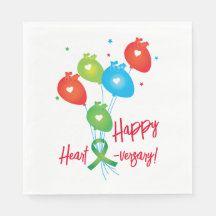 Joyeux Ballons Coeur versary