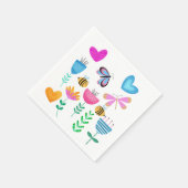 Serviette En Papier Joyeux Bee Garden (Coin)
