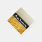Serviette En Papier Joyeux Beerthday ! Anniversaire ou Personnaliser a (Coin)