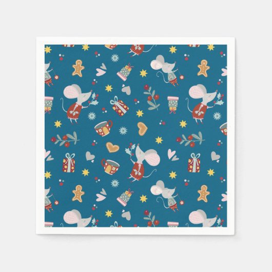 Serviette En Papier Joyeux Chrétien (Devant)