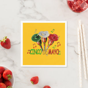 Serviette En Papier Joyeux Cinco de Mayo
