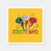 Serviette En Papier Joyeux Cinco de Mayo (Devant)