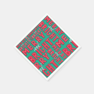 Serviette En Papier Joyeux et lumineux