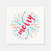 Serviette En Papier Joyeux Foliage (Devant)