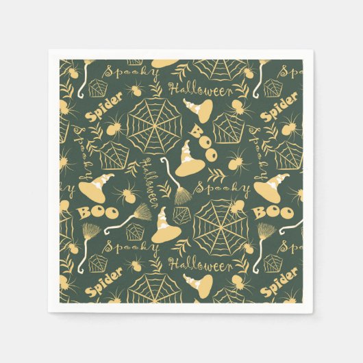 Serviette En Papier Joyeux Halloween (Devant)