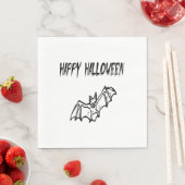 Serviette En Papier joyeux halloween (En situation)