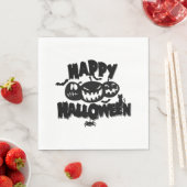 Serviette En Papier Joyeux Halloween (En situation)