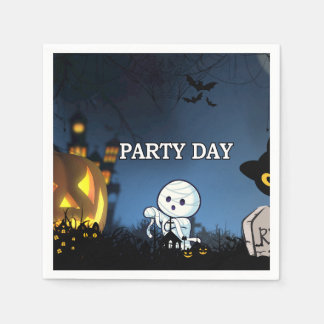 Serviette En Papier Joyeux Halloween