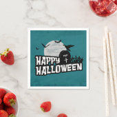 Serviette En Papier Joyeux Halloween (En situation)