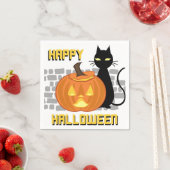 Serviette En Papier Joyeux Halloween (En situation)