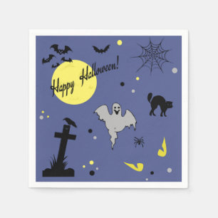 Serviette En Papier Joyeux Halloween