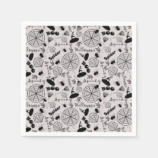 Serviette En Papier Joyeux Halloween (Devant)