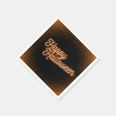 Serviette En Papier Joyeux Halloween brillant (Coin)