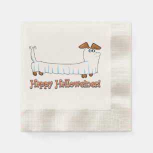 Serviette En Papier Joyeux Halloween Dachshund