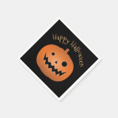 Serviette En Papier Joyeux Halloween Haunted Jack-o'-lantern Citrouill (Coin)