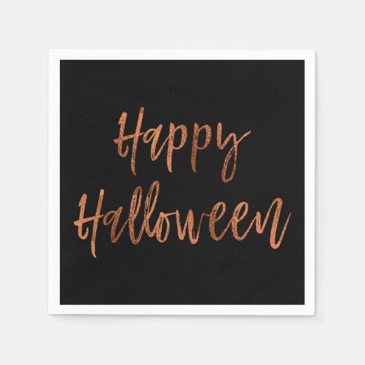 Serviette En Papier Joyeux Halloween moderne Halloween Napkins (Devant)
