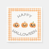 Serviette En Papier Joyeux Halloween Party Jack-o’-lanterne (Devant)
