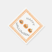 Serviette En Papier Joyeux Halloween Party Jack-o’-lanterne (Coin)