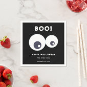 Serviette En Papier Joyeux Halloween Party mignonette Monsters Eyeball (En situation)