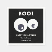 Serviette En Papier Joyeux Halloween Party mignonette Monsters Eyeball (Devant)