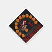 Serviette En Papier Joyeux Halloween petites Citrouilles sorcières pap (Coin)