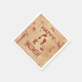 Serviette En Papier Joyeux Halloween Sanglant (Coin)