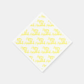 Serviette En Papier Joyeux Hanoukka moderne de vacances Typographie Ja (Coin)