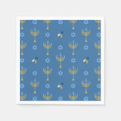 Serviette En Papier Joyeux Hanoukka Motif Napkins (Devant)